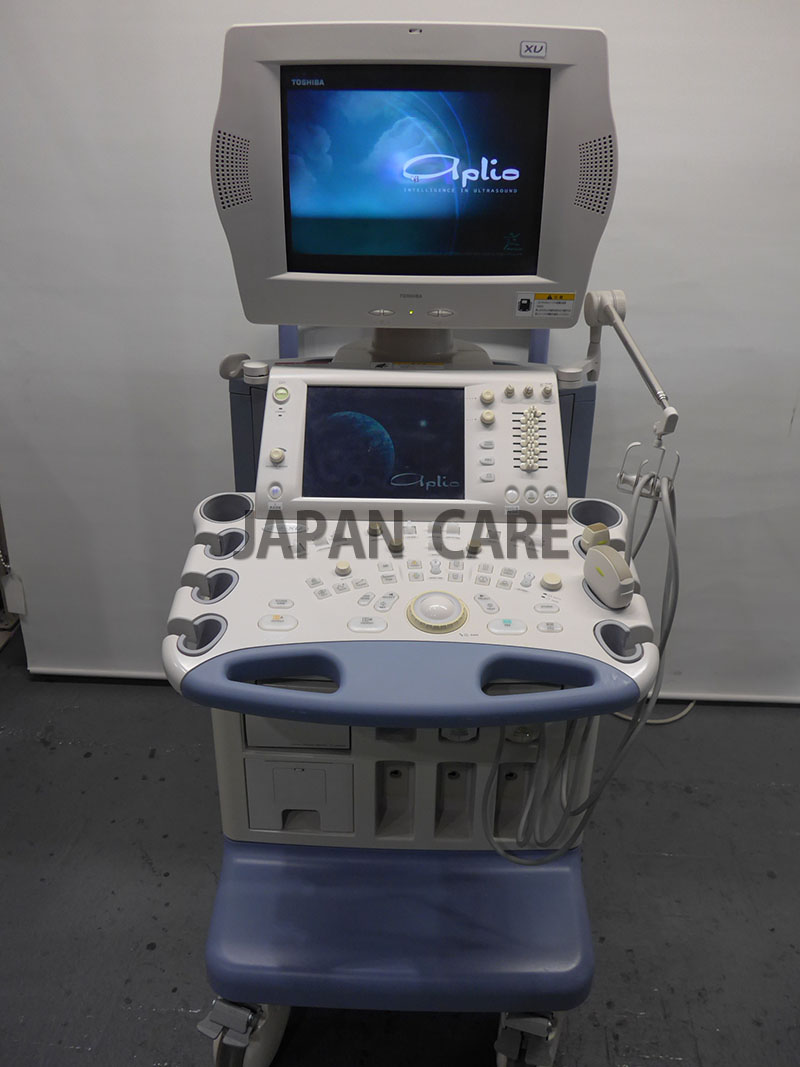 TOSHIBA ULTRASOUND APLIO XV (SSA-700A) ( YOM2002, CRT MONITOR , CW FUNCTION, PROBES – CONVEX + SECTOR)